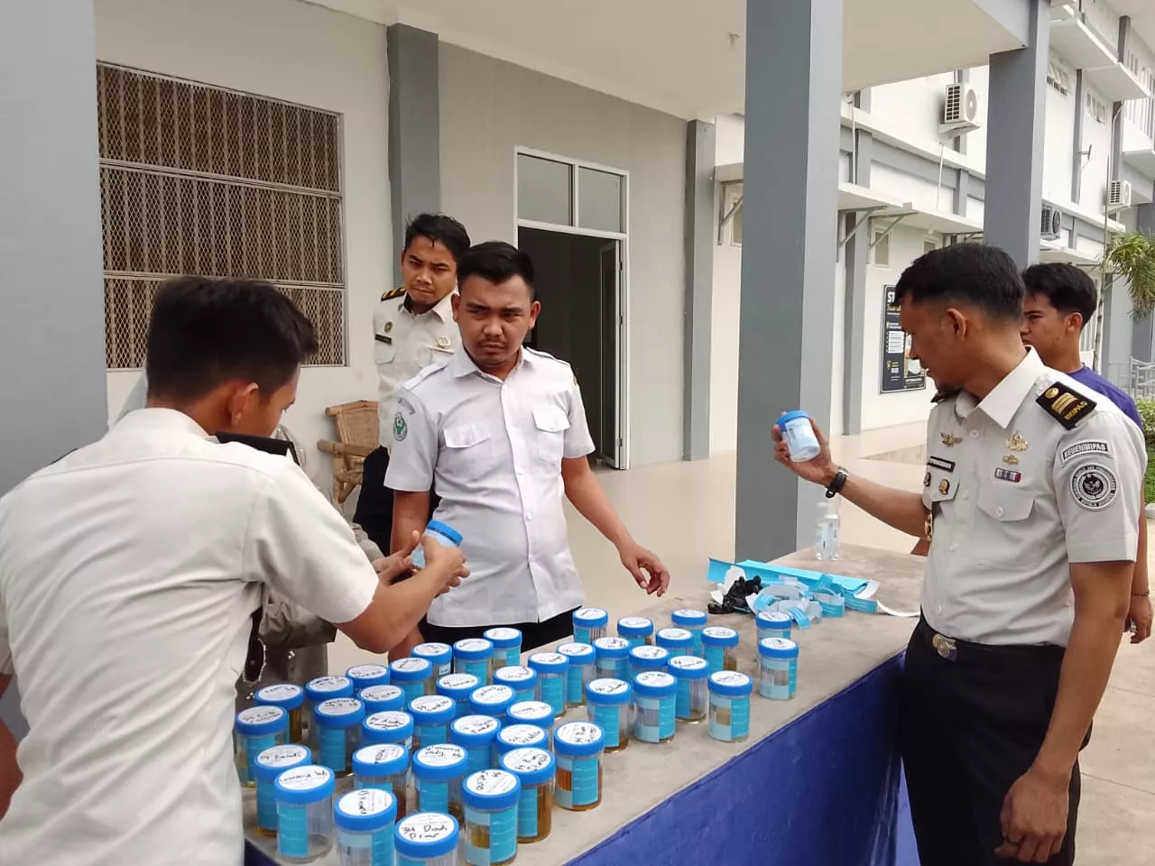 Nihil Narkoba, Hasil Tes Urine Mendadak 50 Warga Binaan Lapas Bagansiapiapi Negatif