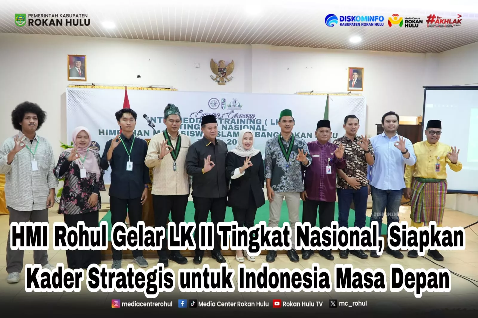 HMI Rohul Gelar LK II Tingkat Nasional, Siapkan Kader Strategis untuk Indonesia Masa Depan
