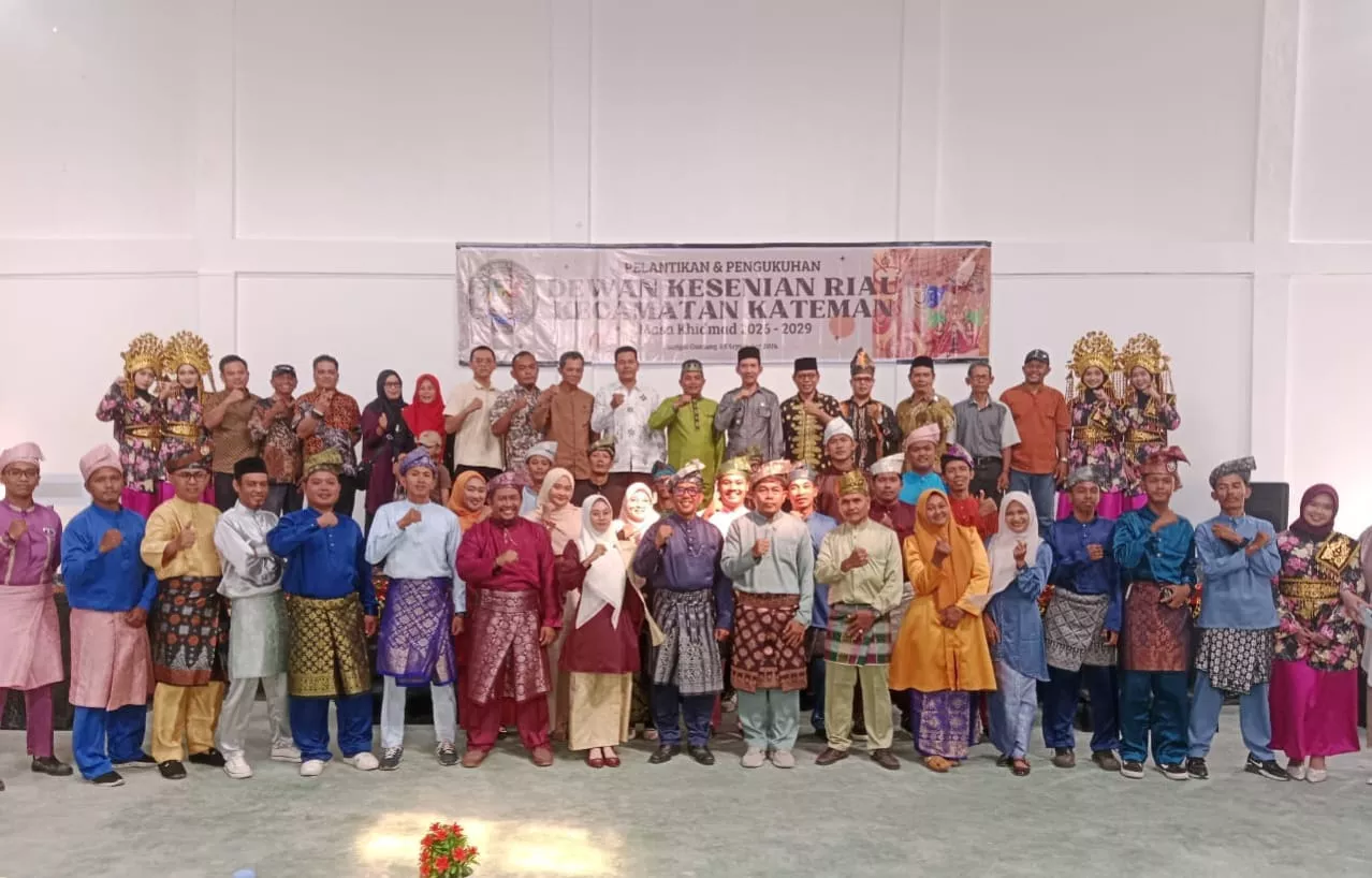 Resmi Dilantik dan Dikukuhkan, Camat Kateman Titip Pesan untuk DKR Kecamatan Kateman