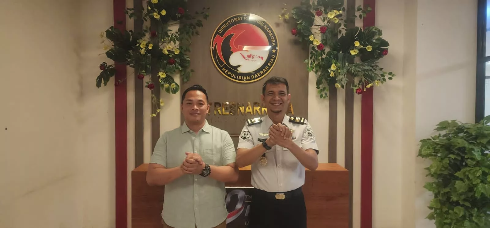 Lapas Bagansiapiapi Perkuat Sinergitas dengan Polda Riau, Komitmen Bersama Berantas Narkoba