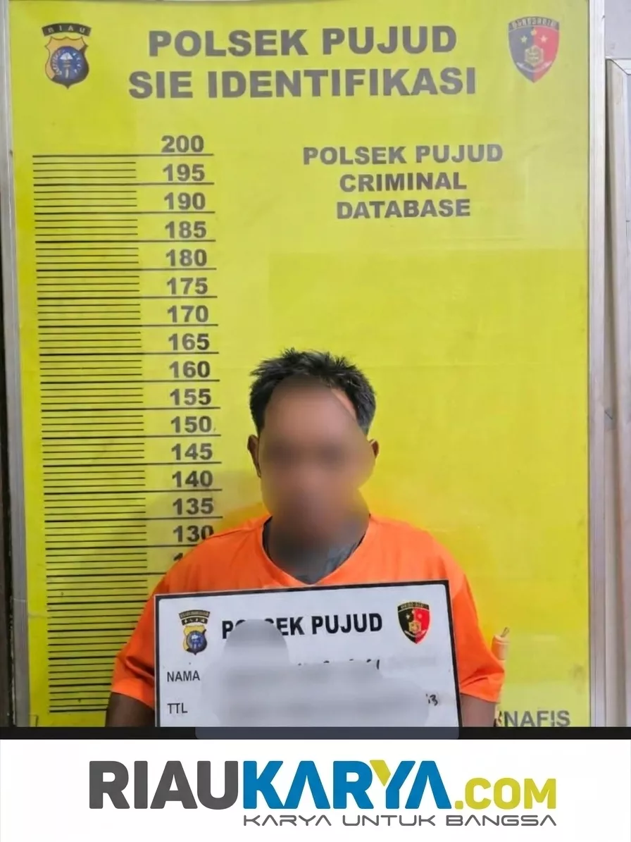 Polsek Pujud Amankan Petani Diduga Pelaku Persetubuhan Anak di Bawah Umur di Rokan Hilir