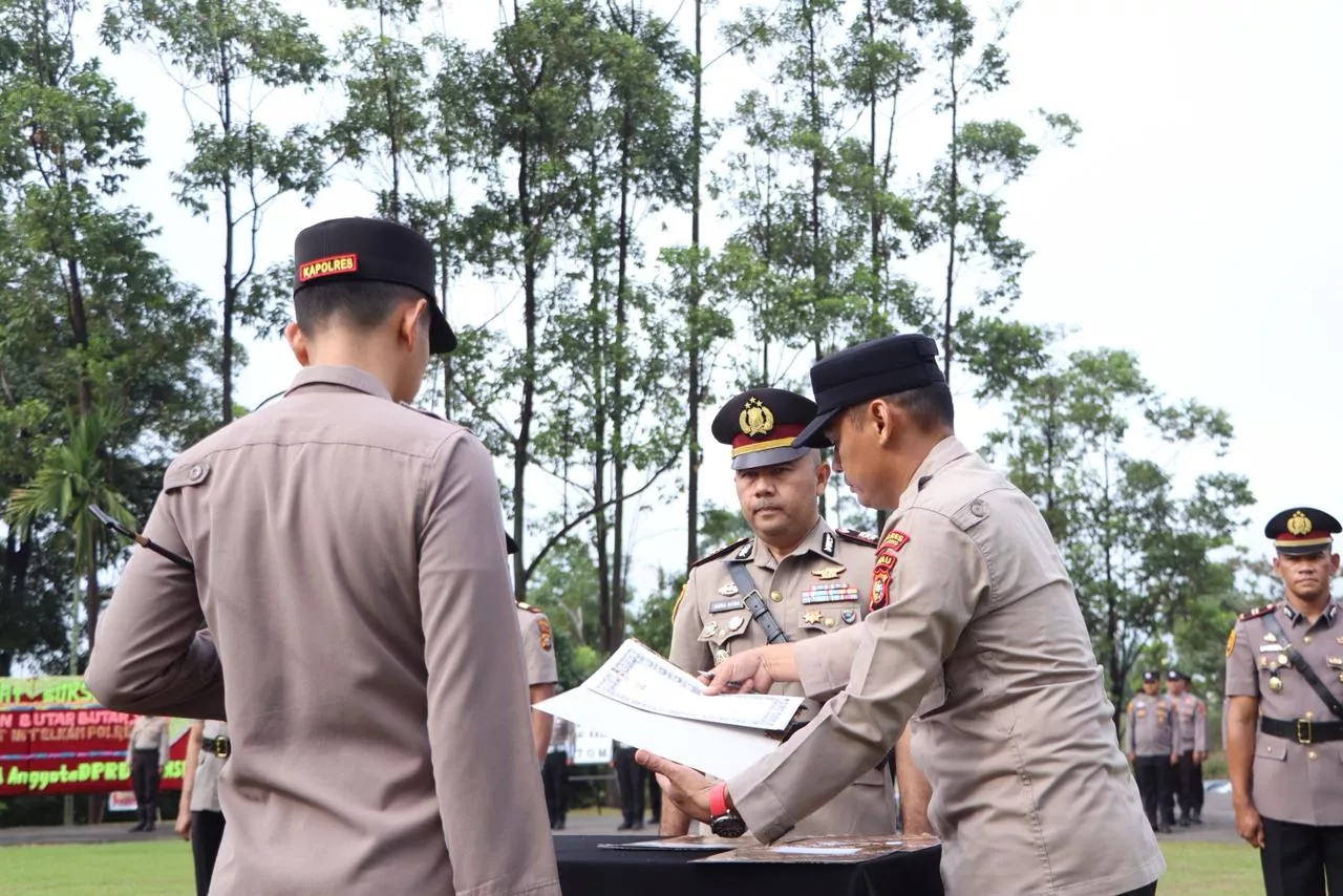 Kapolres Kuansing Pimpin Sertijab Empat Pejabat, Tekankan Profesionalisme