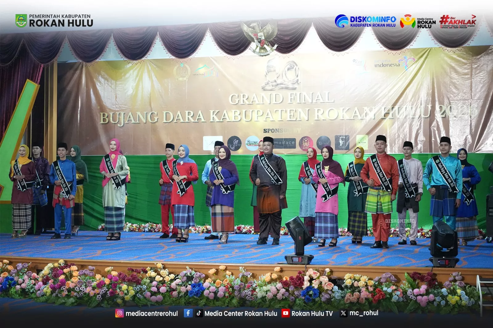 Sempat Ditunda Akibat Hujan Deras, Grand Final Bujang Dara Rohul 2026 Akhirnya Sukses Digelar