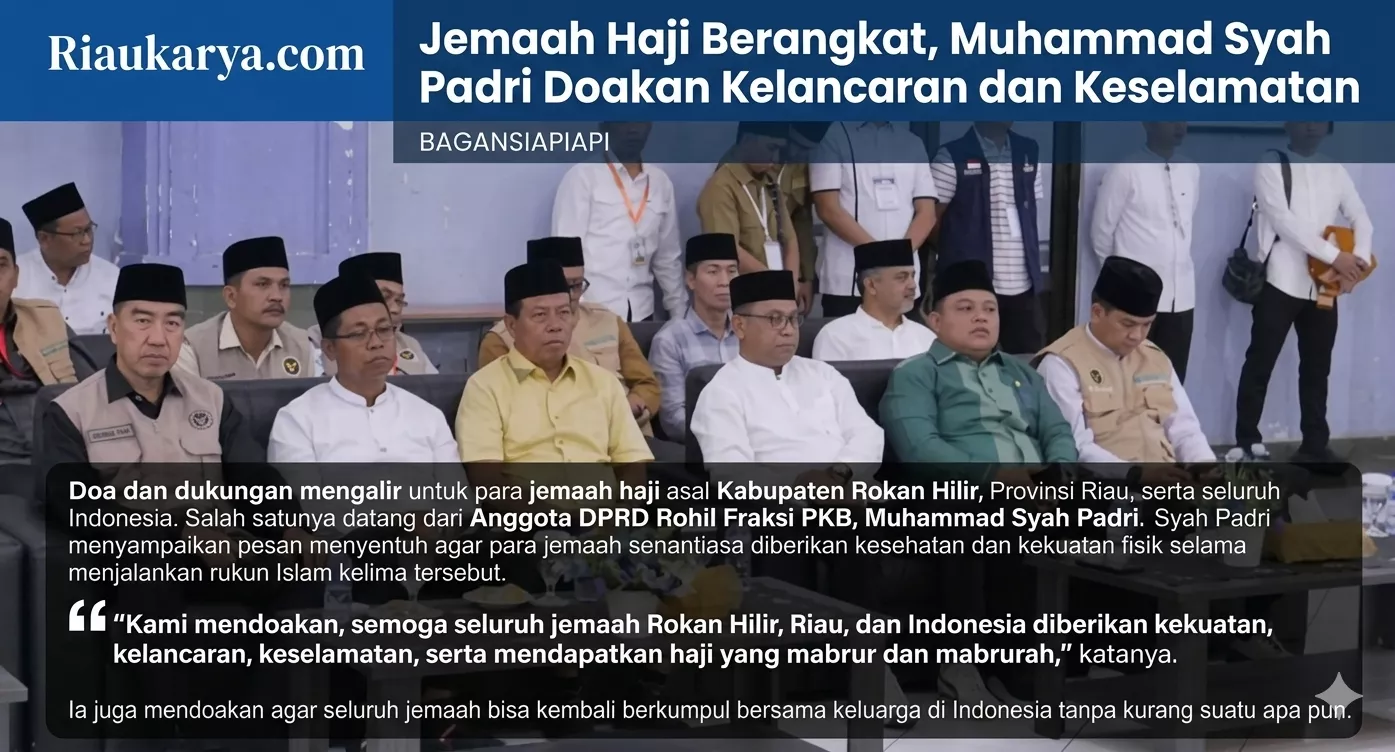 Jemaah Haji Berangkat, Muhammad Syah Padri Doakan Kelancaran dan Keselamatan