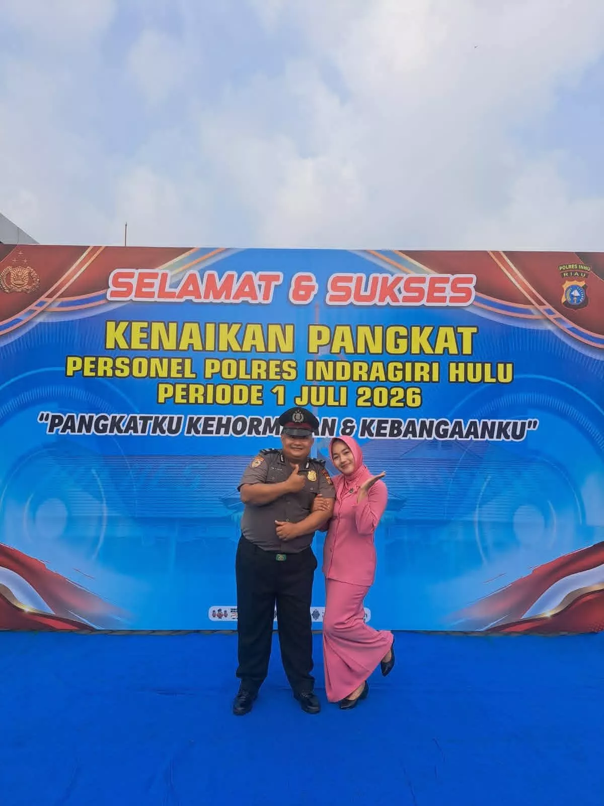  Satu Personel Polsek Seberida Naik Pangkat, Aiptu D.A. Daulay SH: Amanah dan Motivasi untuk Terus Mengabdi