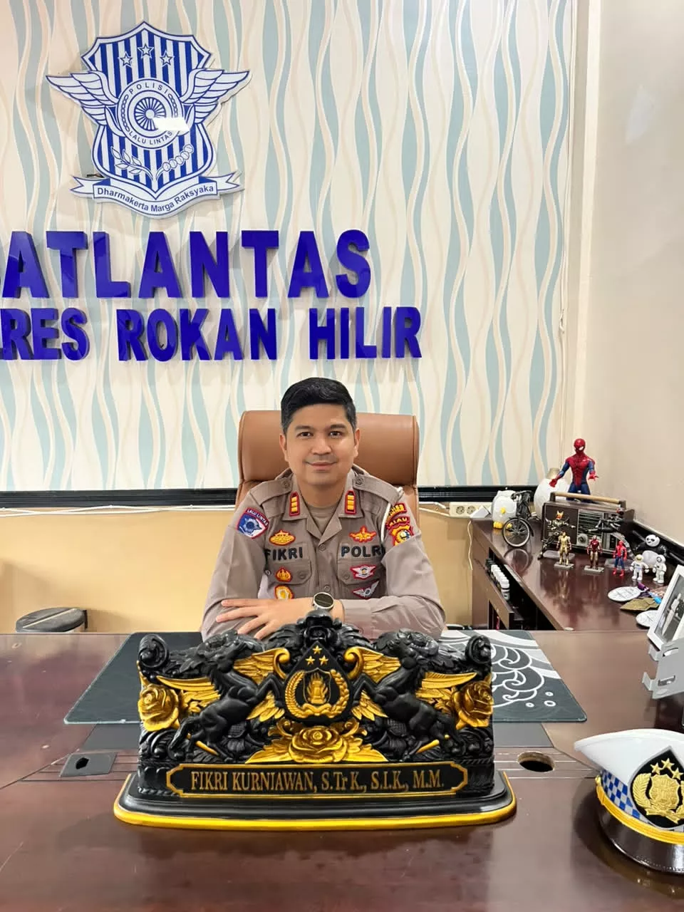 Terapkan Green Policing, Satlantas Polres Rokan Hilir Padukan Edukasi Lalu Lintas dan Aksi Peduli Lingkungan