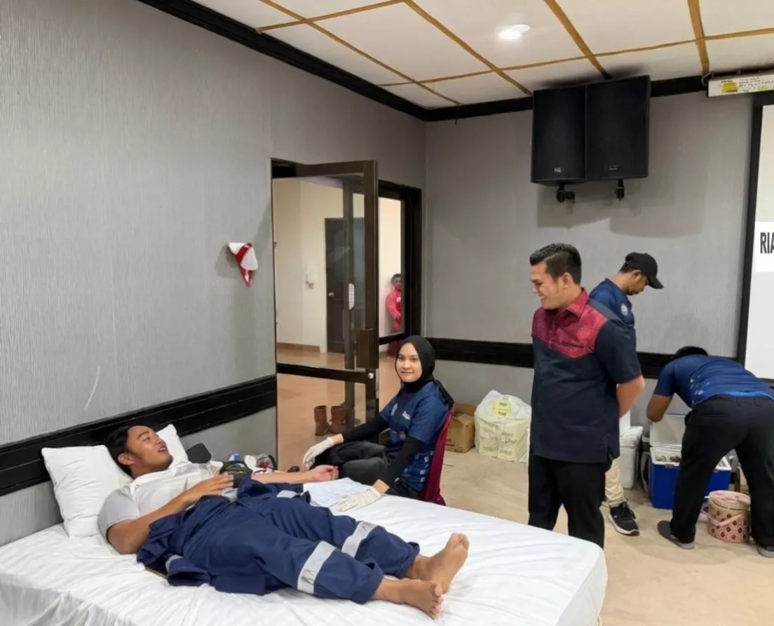 Wujud Kepedulian Sesama, PHR dan PMI Rohil Gelar Donor Darah, Targetkan 200 Kantong untuk Pasien
