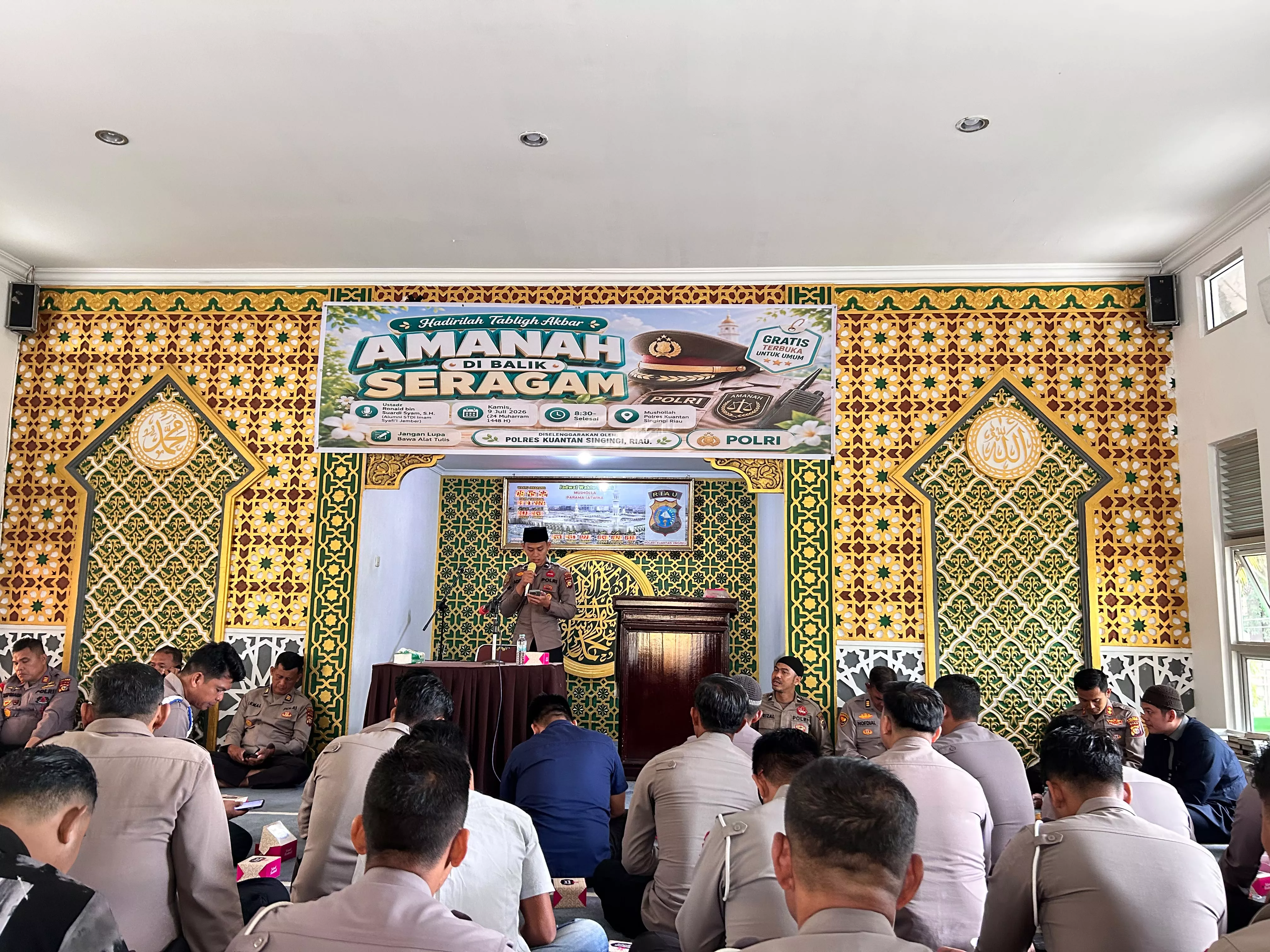 Polres Kuansing Gelar Binrohtal Bertajuk 