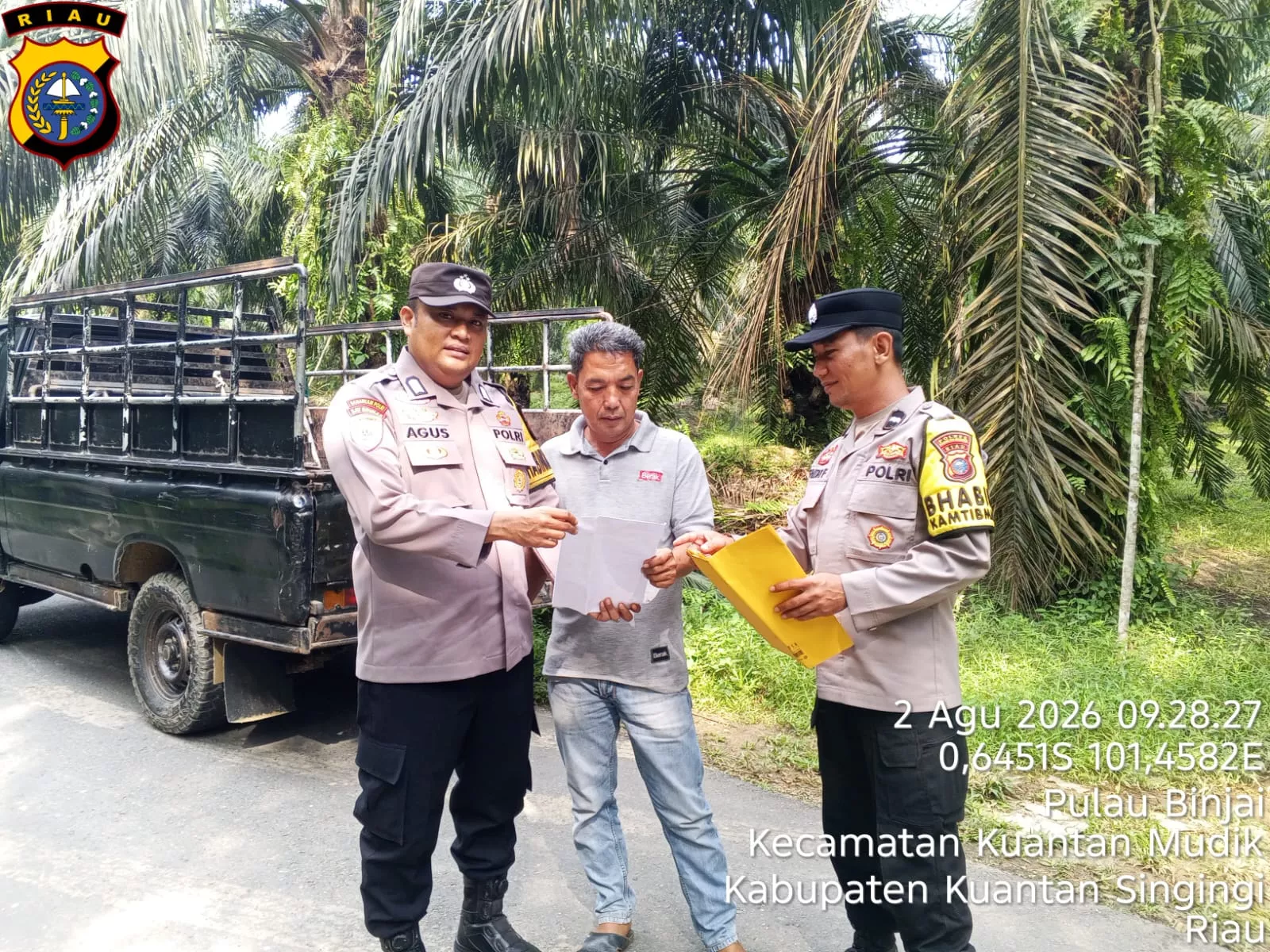 Polsek Jajaran Polres Kuansing Intensifkan Sosialisasi Cegah Karhutla, Kapolres Ajak Masyarakat Jaga Lingkungan