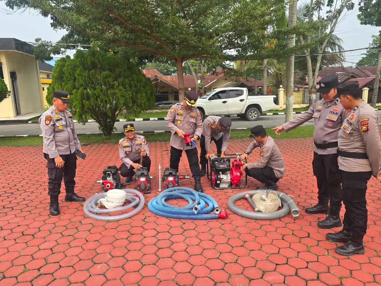Antisipasi Karhutla, Polres Rohil Supervisi 13 Polsek: 142 Embung dan 24 Menara Pantau Dinyatakan Siap Operasional
