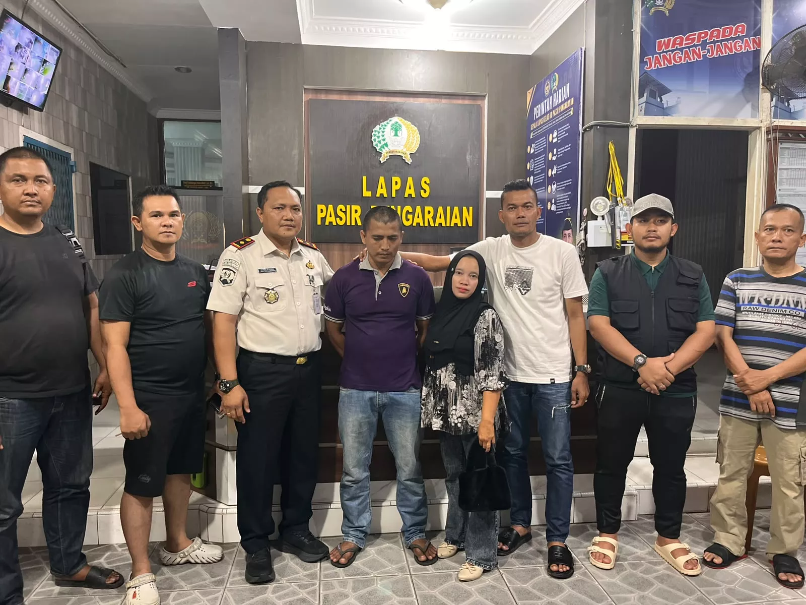 Sinergi Lapas dan Aparat Penegak Hukum, RI Akhirnya Kembali ke Lapas Pasir Pangaraian