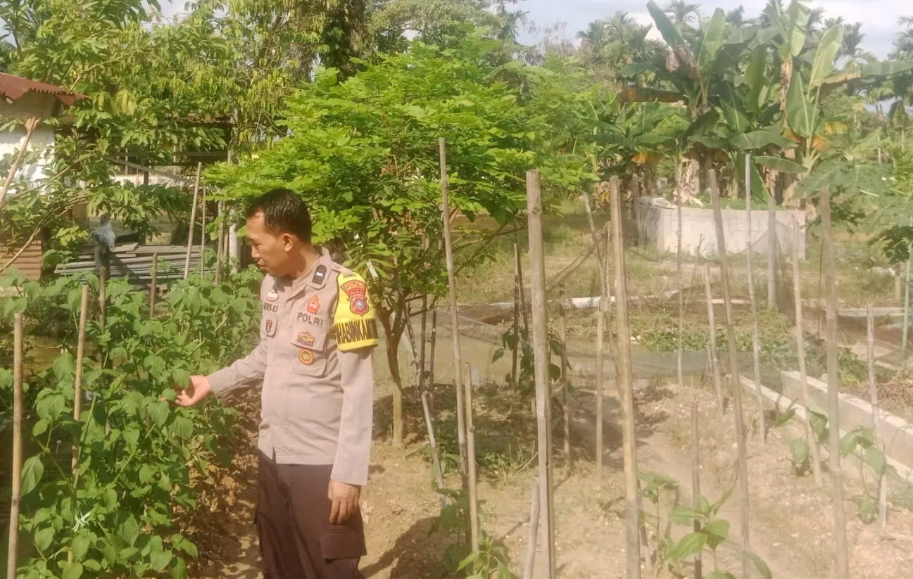   Sinergi Polri dan Masyarakat, Wujudkan Kemandirian Pangan di Desa Seresam