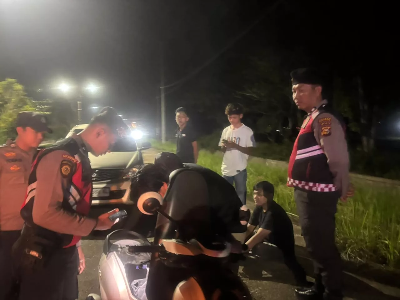 Polres Kuansing Tingkatkan Patroli KRYD, Jaga Kamtibmas dan Cegah Balap Liar