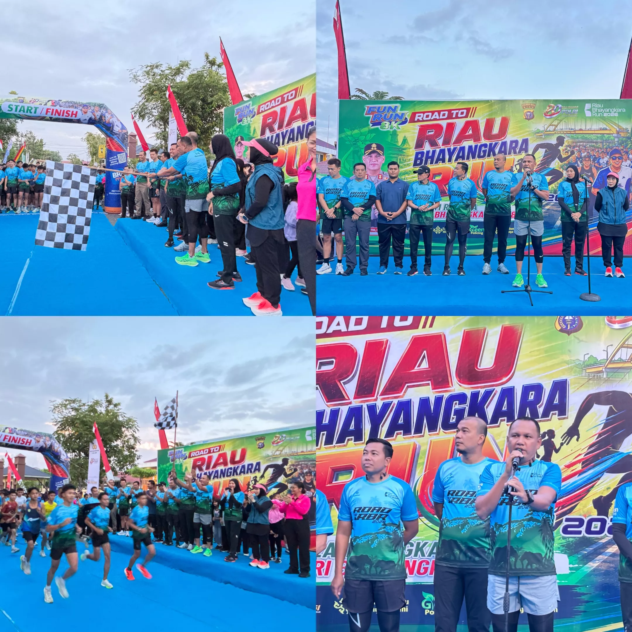 Road To RBR 2026, Polres Inhu Sukses Laksanakan Fun Run 8K, Sekaligus Penyerahan Juara Turnamen E-Sport