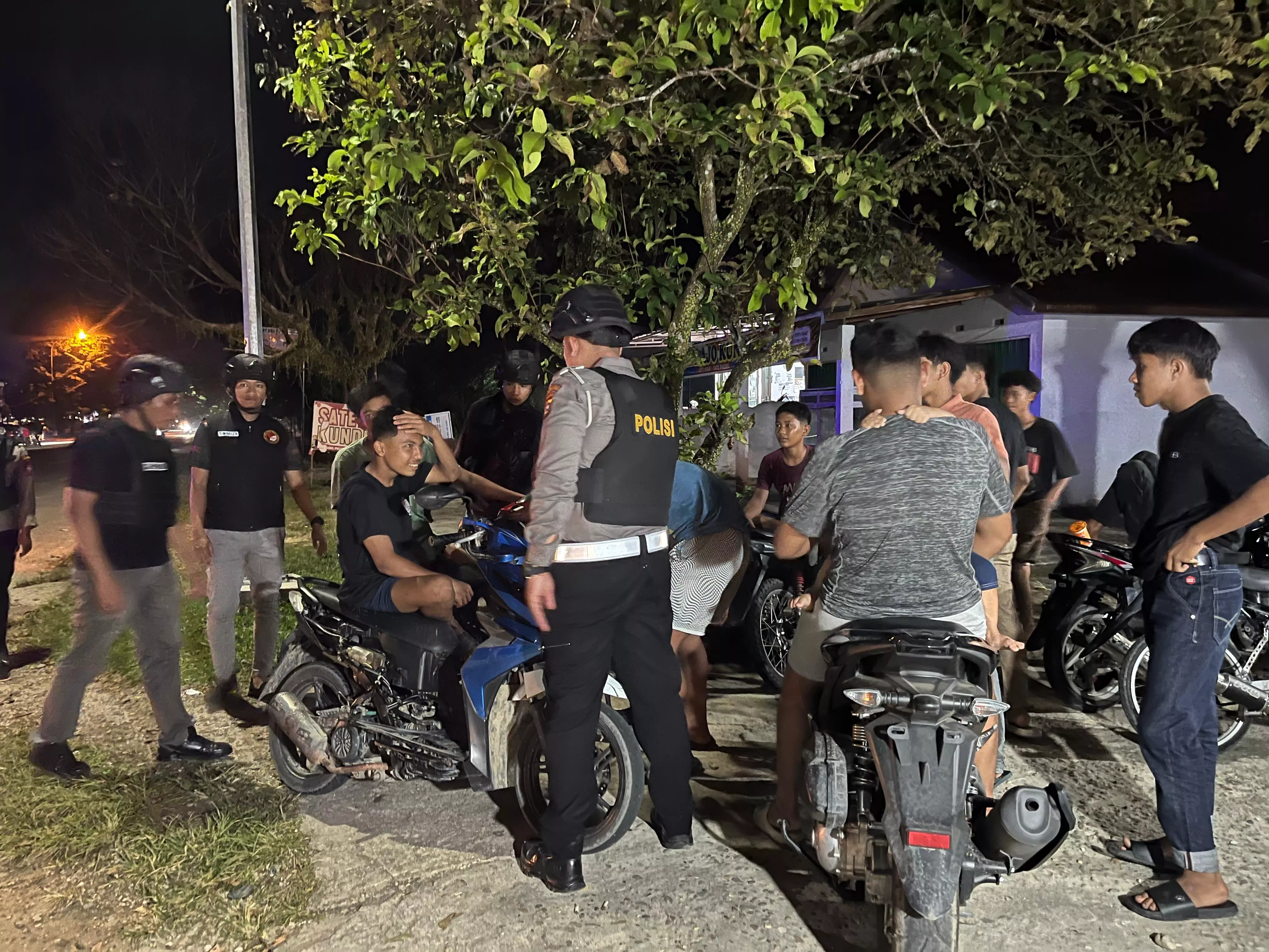 Tim Raga Polres Kuansing Sisir Titik Rawan Malam Hari, Cegah C3 dan Balap Liar Demi Rasa Aman Masyarakat