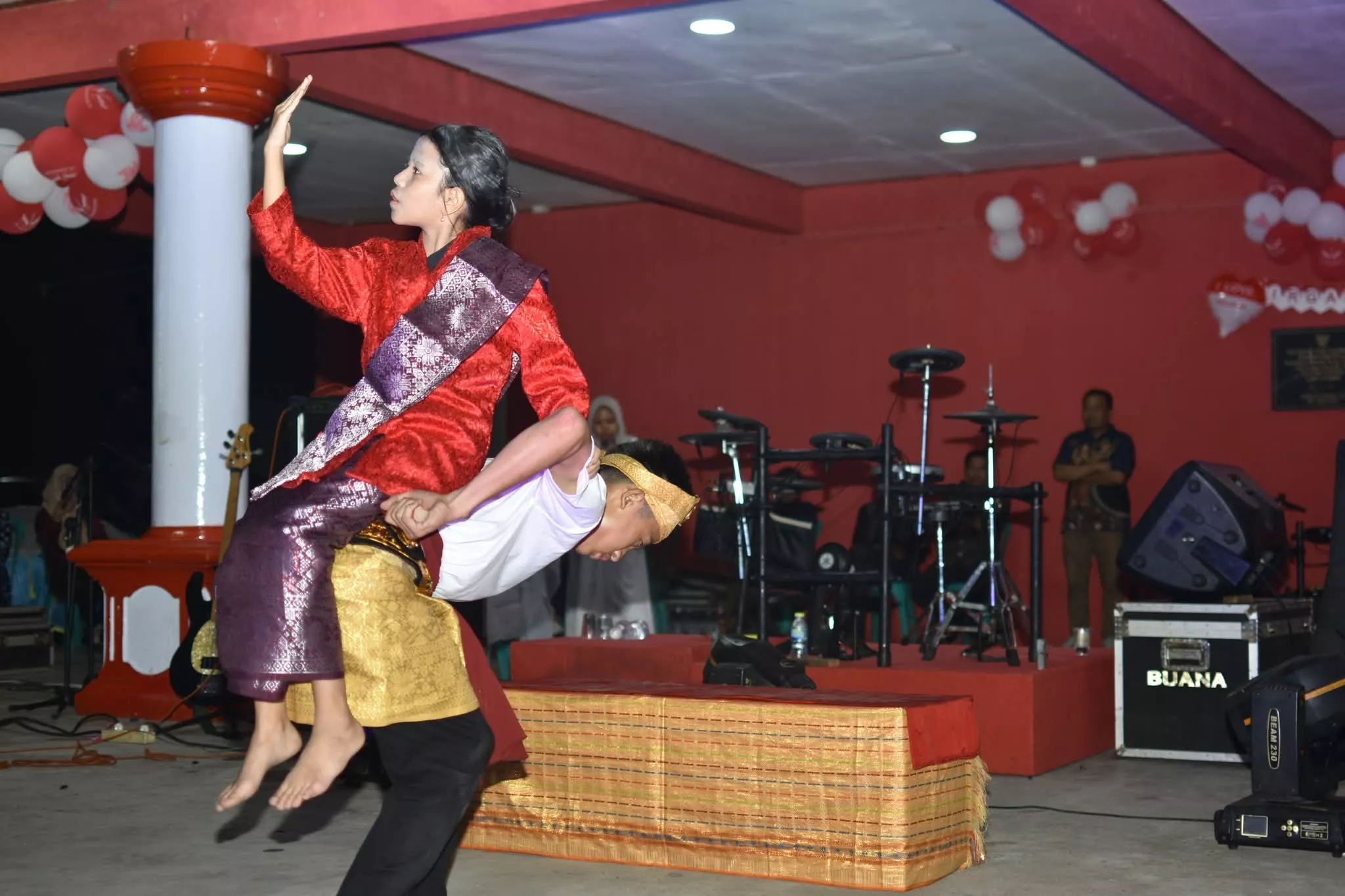 DKK Kateman Gagas Malam Kesenian, Semarak HUT RI ke-81 Menggema di Sungai Guntung