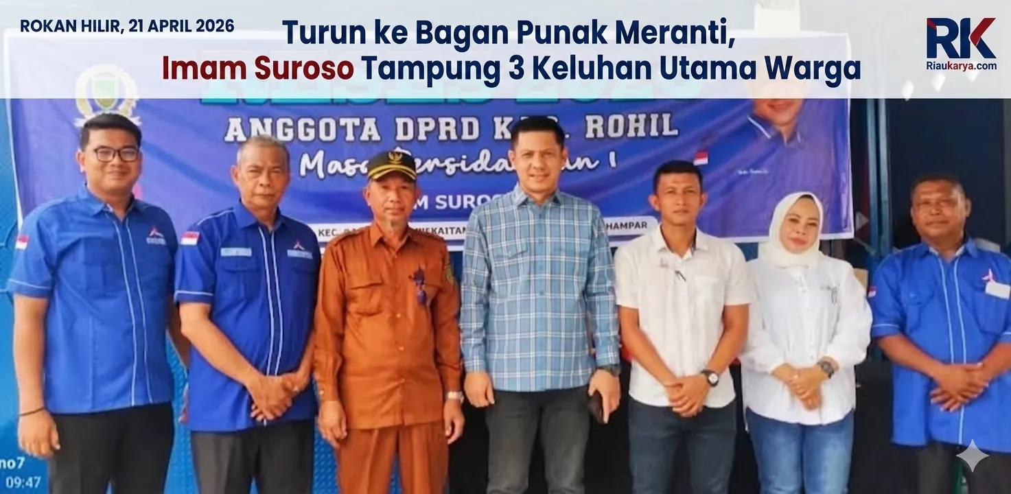 Turun ke Bagan Punak Meranti, Imam Suroso Tampung 3 Keluhan Utama Warga