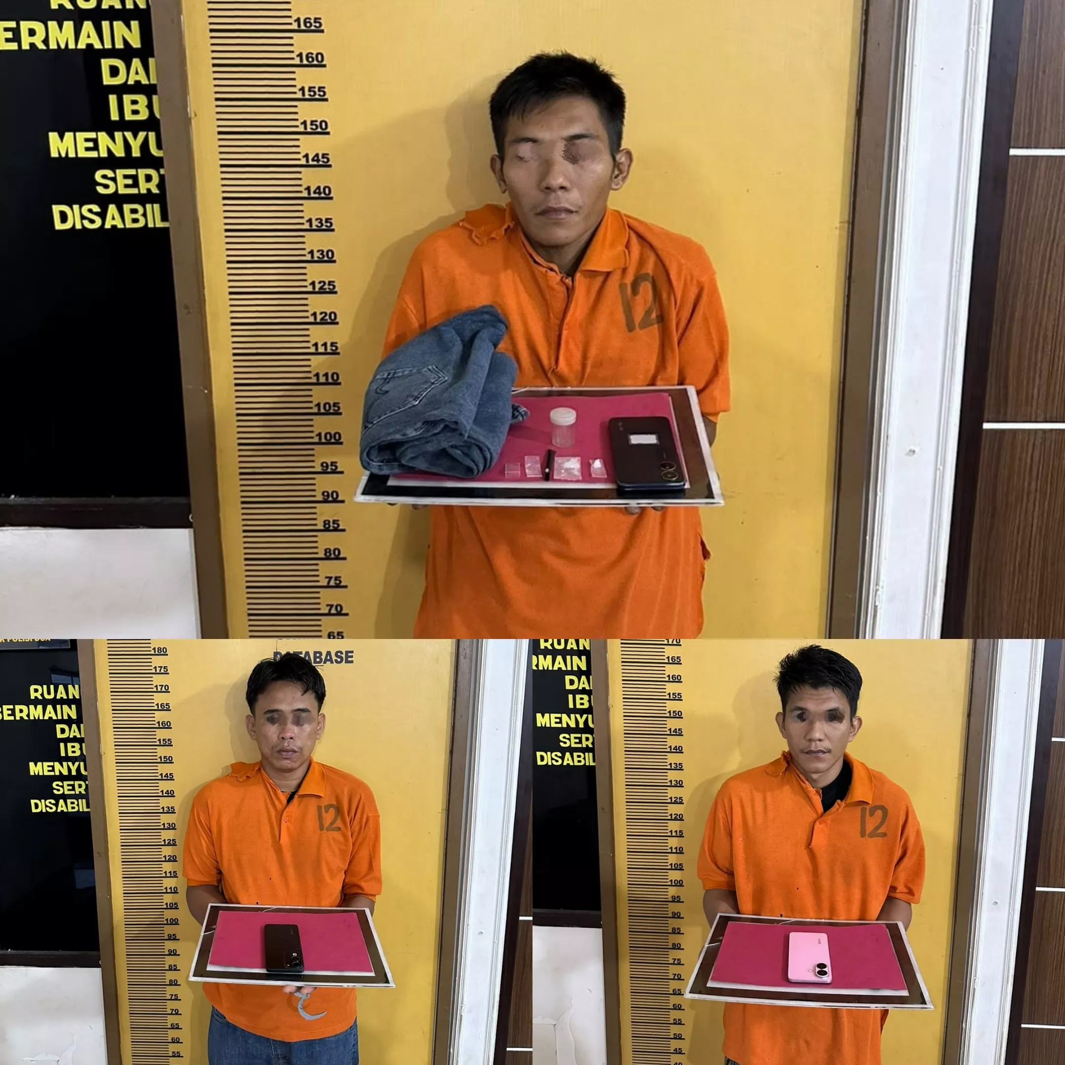 Tiga Orang Diciduk Beruntun, Satres Narkoba Polres Inhu Bongkar Rantai Peredaran Sabu
