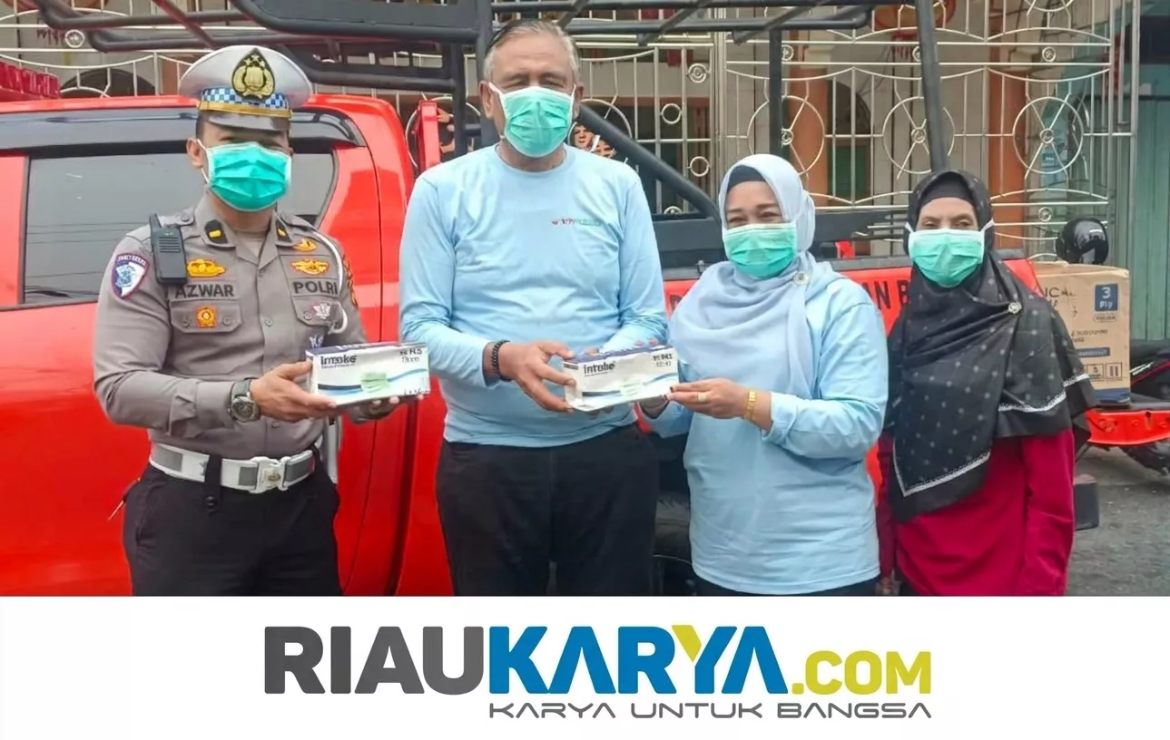 Respons Cuaca Ekstrem dan DBD, Dinkes dan BPBD Rokan Hilir Bagikan Masker Serentak di 20 Puskesmas