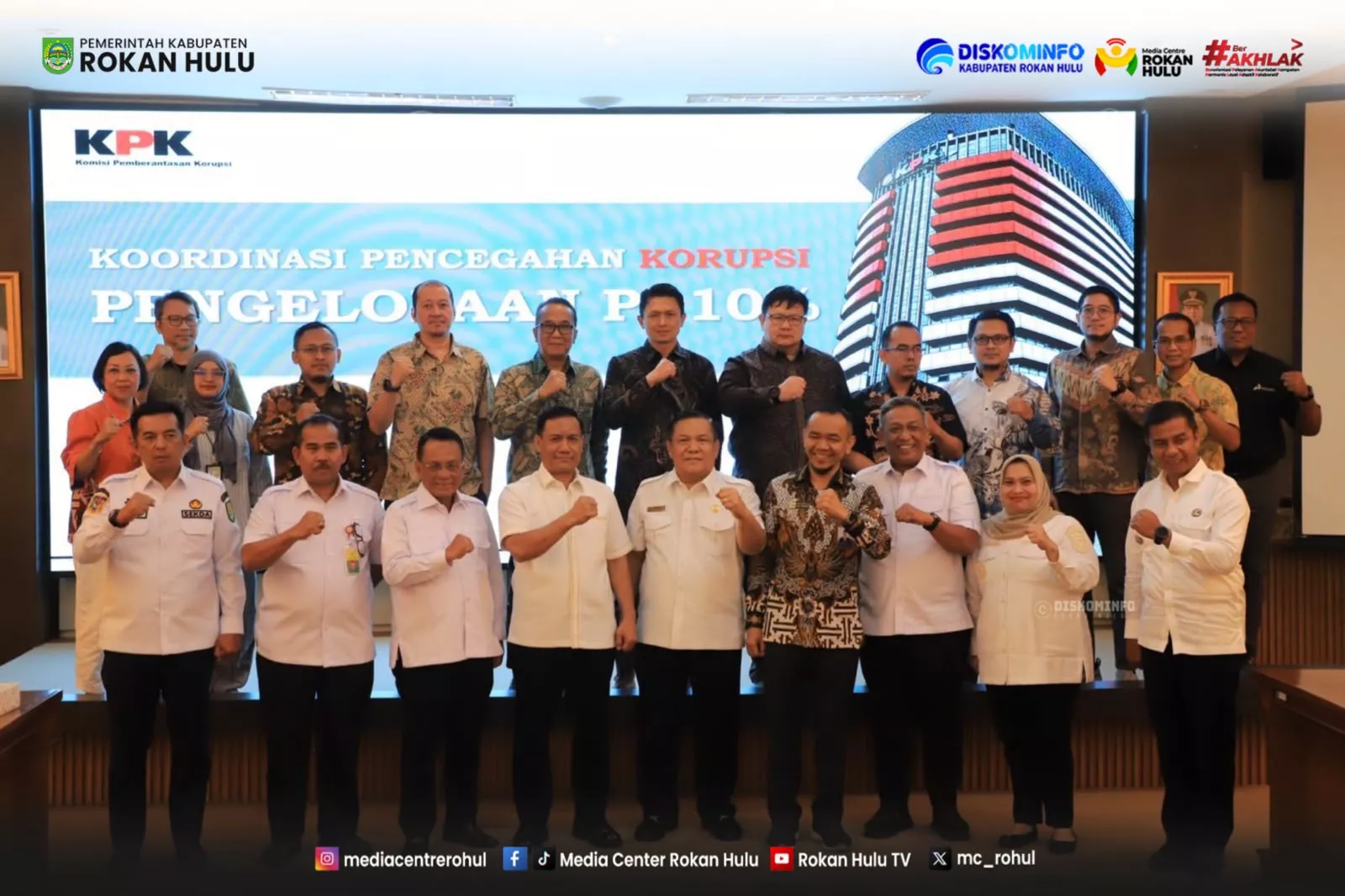 Optimalkan Pendapatan Daerah, KPK dan Pemprov Riau Bedah Transparansi PI 10 Persen Blok Migas