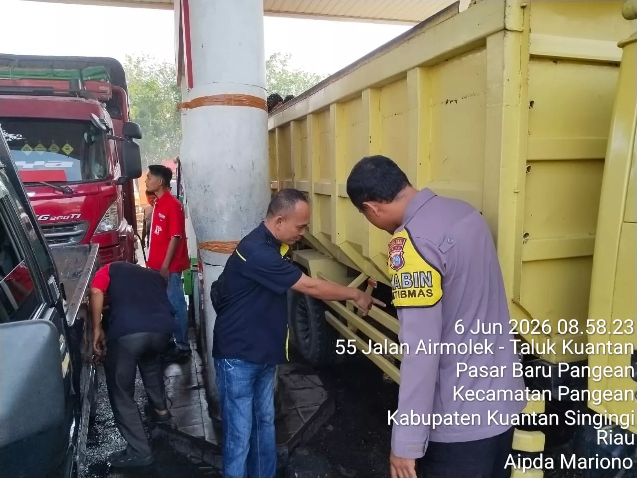 Polsek Jajaran Polres Kuantan Singingi Intensifkan Patroli dan Pengawasan di SPBU