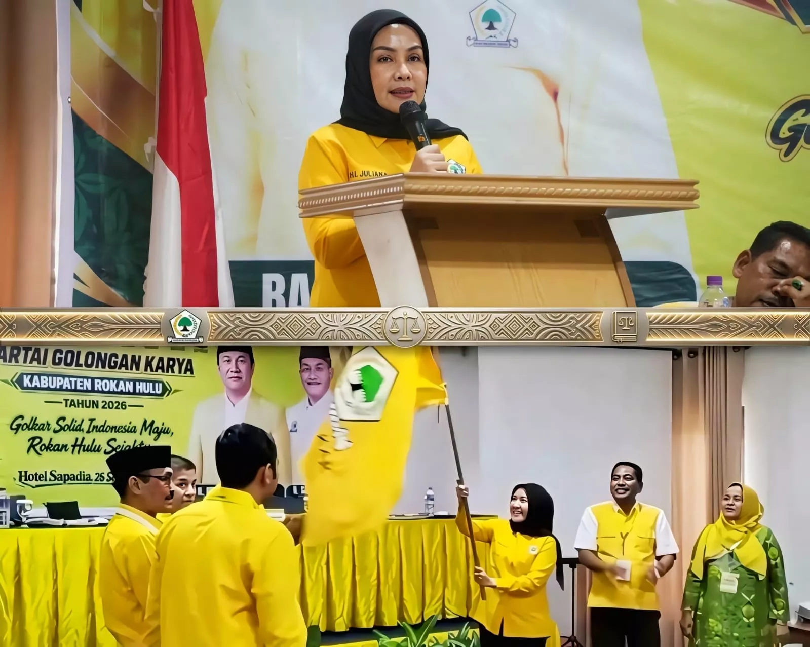 Musda VI Golkar Rohul Tetapkan Evi Juliana sebagai Ketua Periode 2026-2031