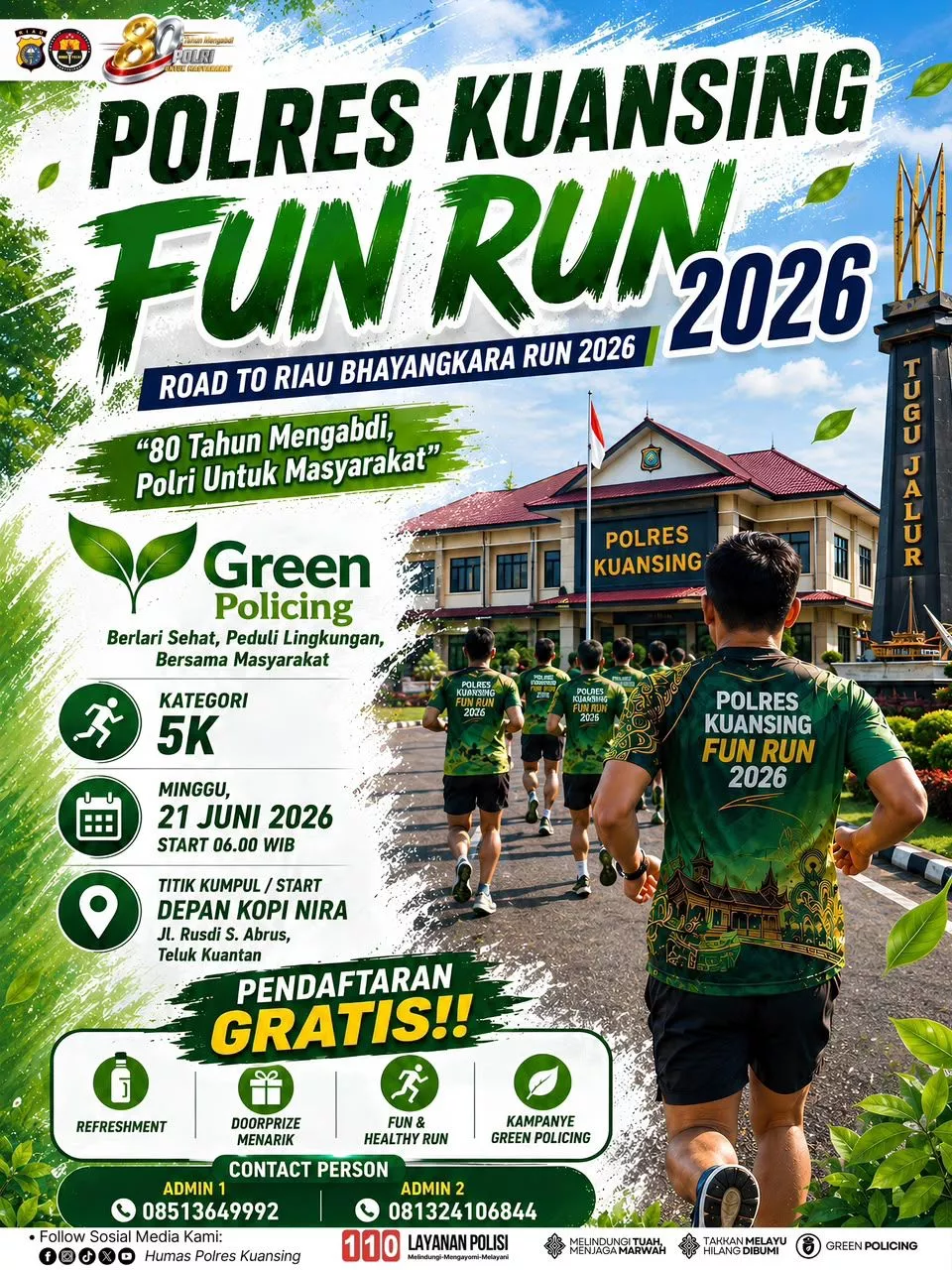 Polres Kuansing Fun Run 2026 