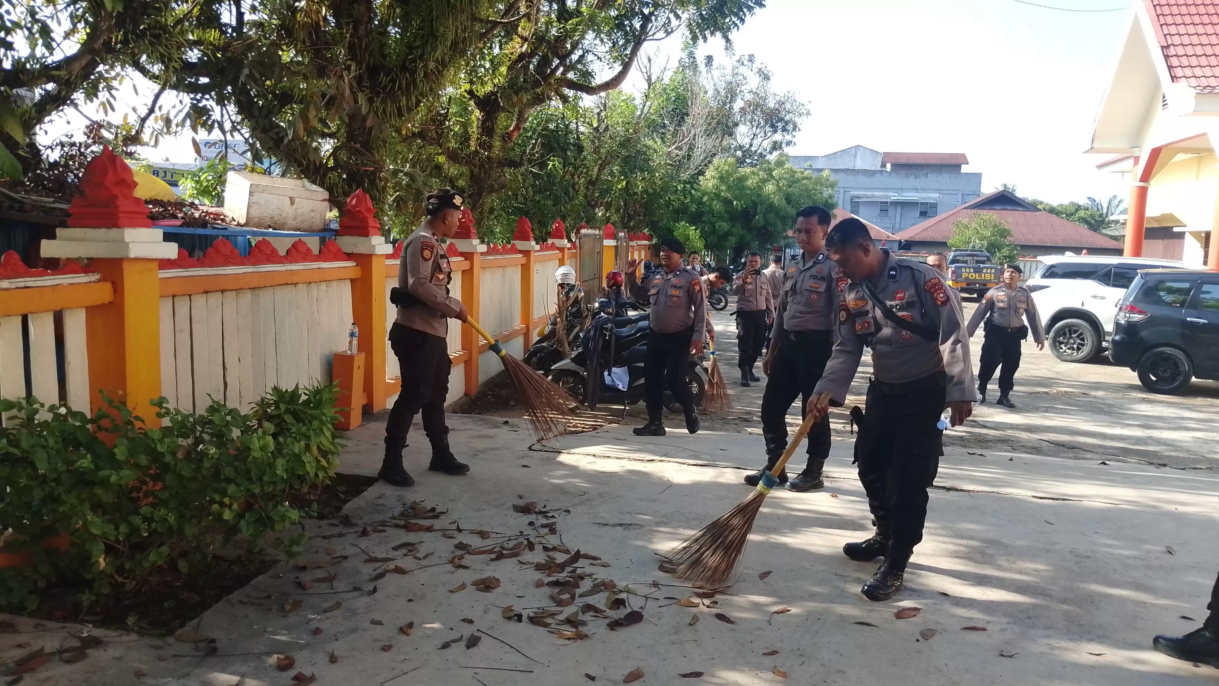 Sat Samapta Polres Kuansing Gelar Bakti Religi Dalam Rangka HUT Bhayangkara KE-80.
