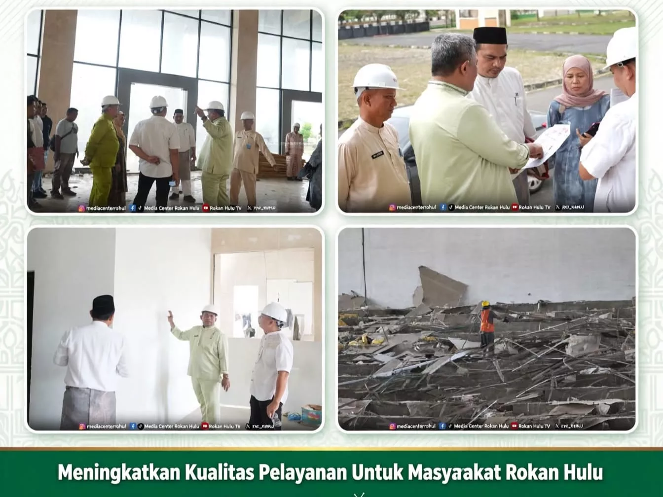 Tinjau Renovasi MPP Rohul, Bupati Anton Tekankan Kualitas Bangunan dan Kenyamanan Masyarakat