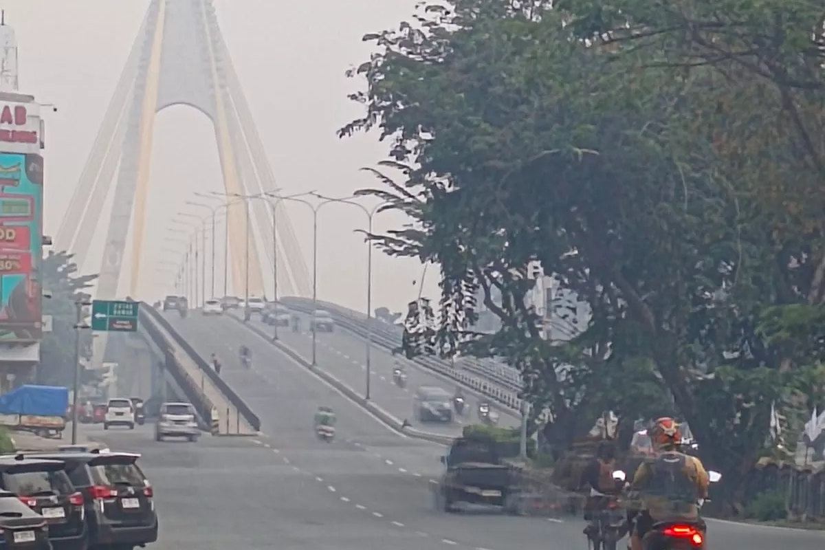 PM2.5 Pekanbaru 142,5 µg/m³, Kualitas Udara Sangat Tidak Sehat Dini Hari hingga Kamis Pagi