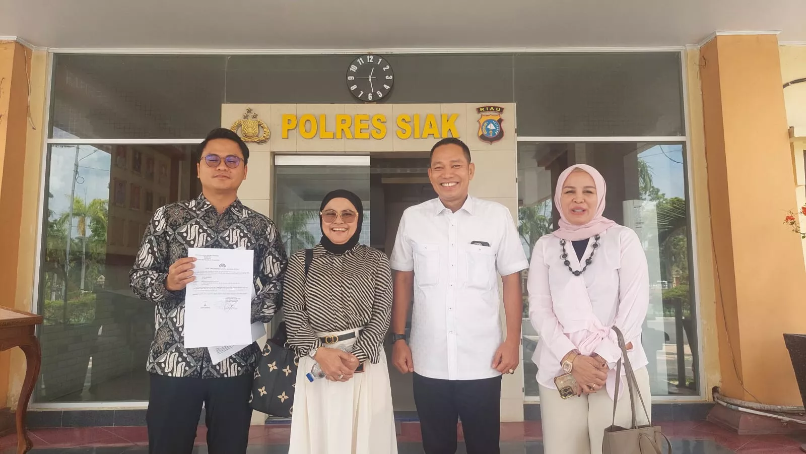 Ketua DPRD Siak Laporkan Dugaan Pencemaran Nama Baik ke Polisi