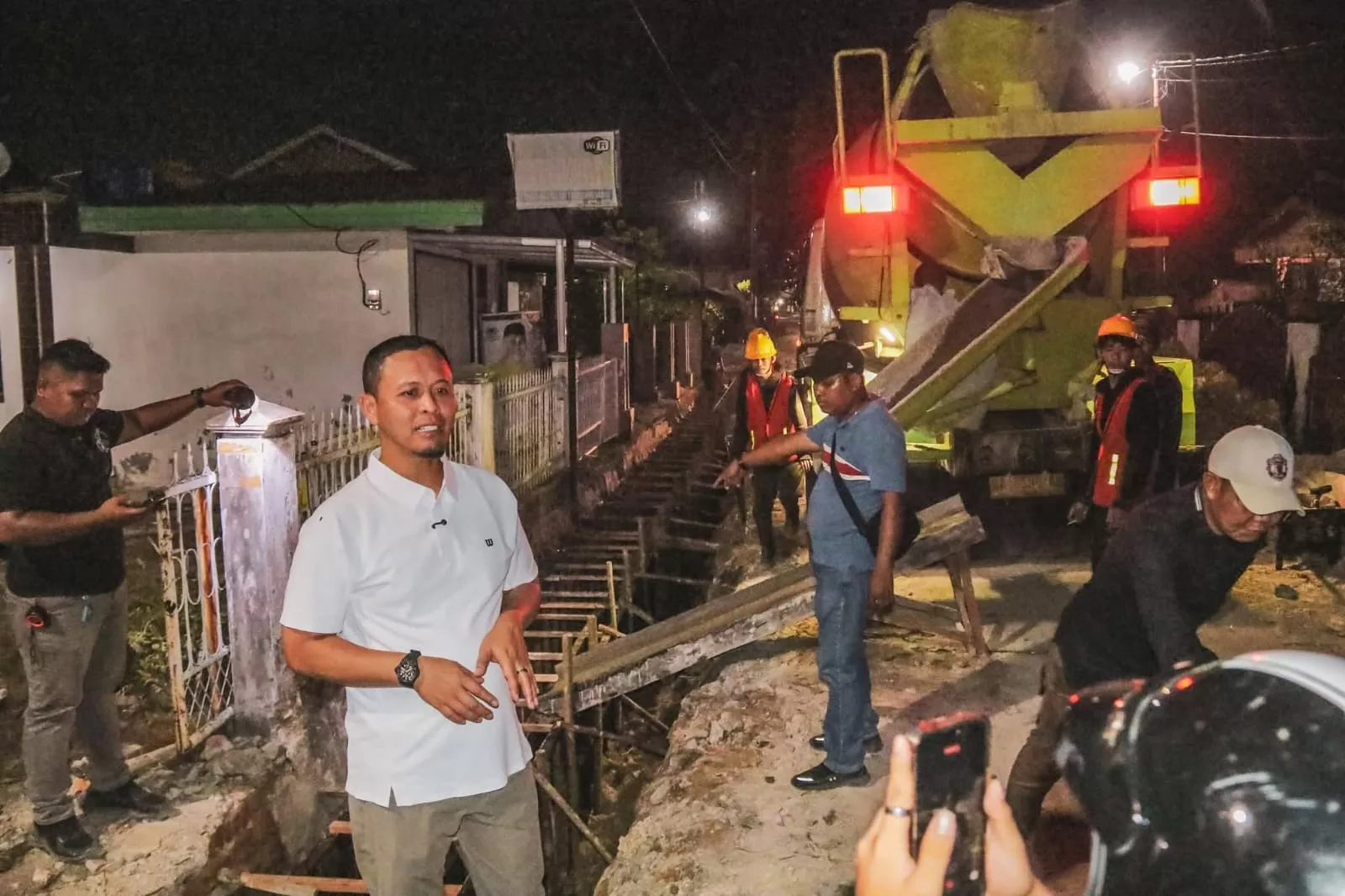 Atasi Banjir, Pemko Pekanbaru Gesa Pembangunan Drainase di Jalan Embun Pagi 