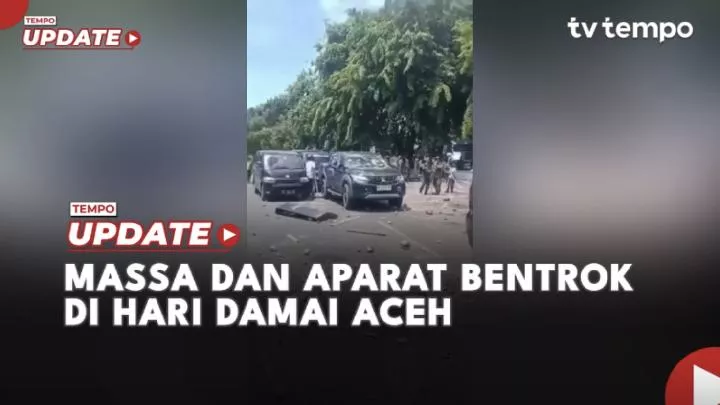 Peringatan Damai Aceh ke-21 di Masjid Raya Berakhir Ricuh