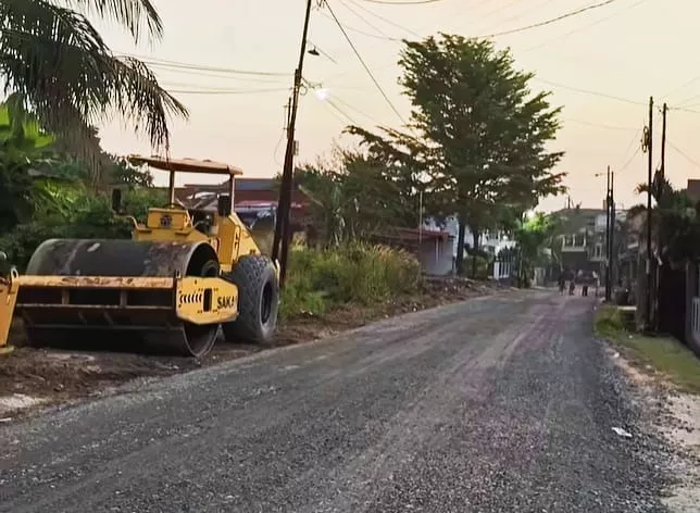 Puluhan Tahun tak Tersentuh Pembangunan, Kini Jalan Melati Diperbaiki Walikota Agung