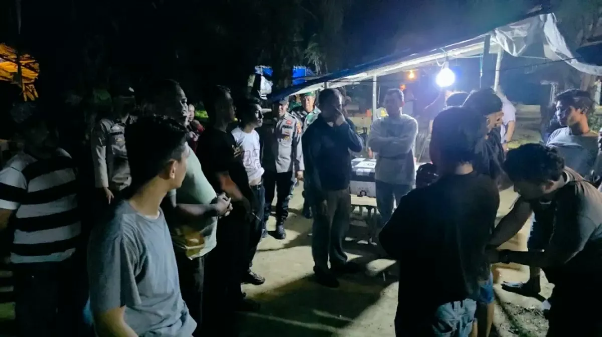 Polsek Tambang Razia Warung Remang-Remang, Sita Dua Jeriken Tuak dan Tegur Tiga Kafe