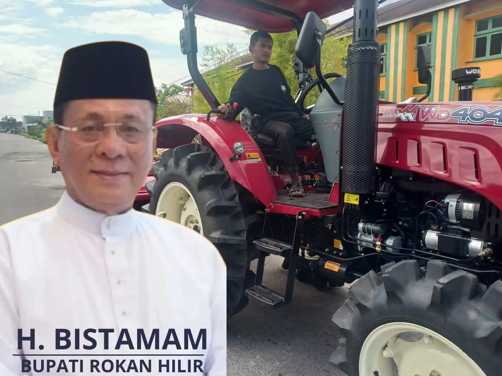 Rohil Terima 48 Unit Mesin Tanam Padi, Bupati H. Bistaman : Terima Kasih Bapak Presiden dan Mentan