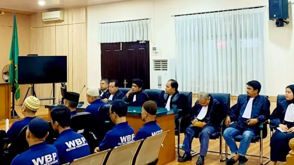 Putusan Hakim Lebih Rendah dari Tuntutan JPU,  Delapan Terdakwa Korupsi di Perumda BPR Indra Arta Inhu Divonis Bervariasi