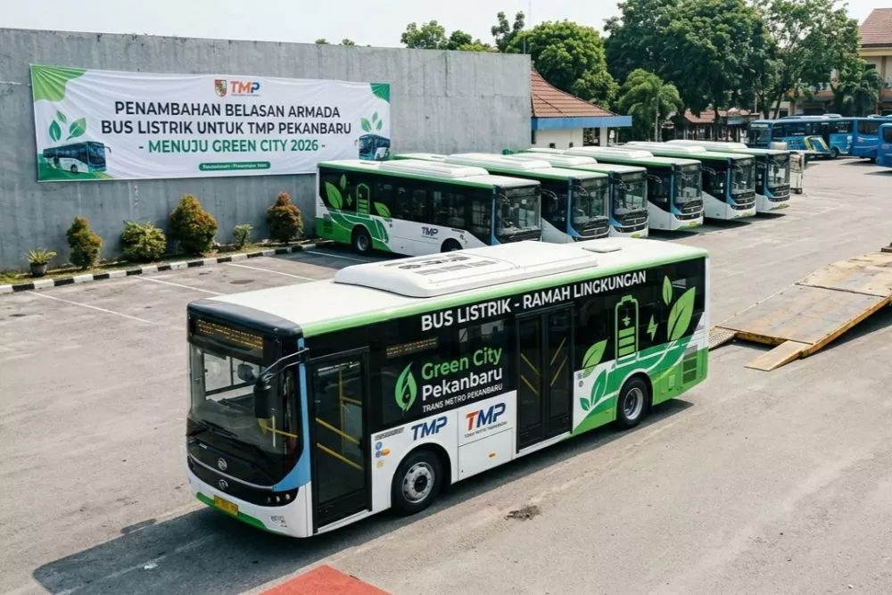 Modernisasi Transportasi Publik, Pemkot Pekanbaru Siapkan Uji Coba Belasan Bus Listrik