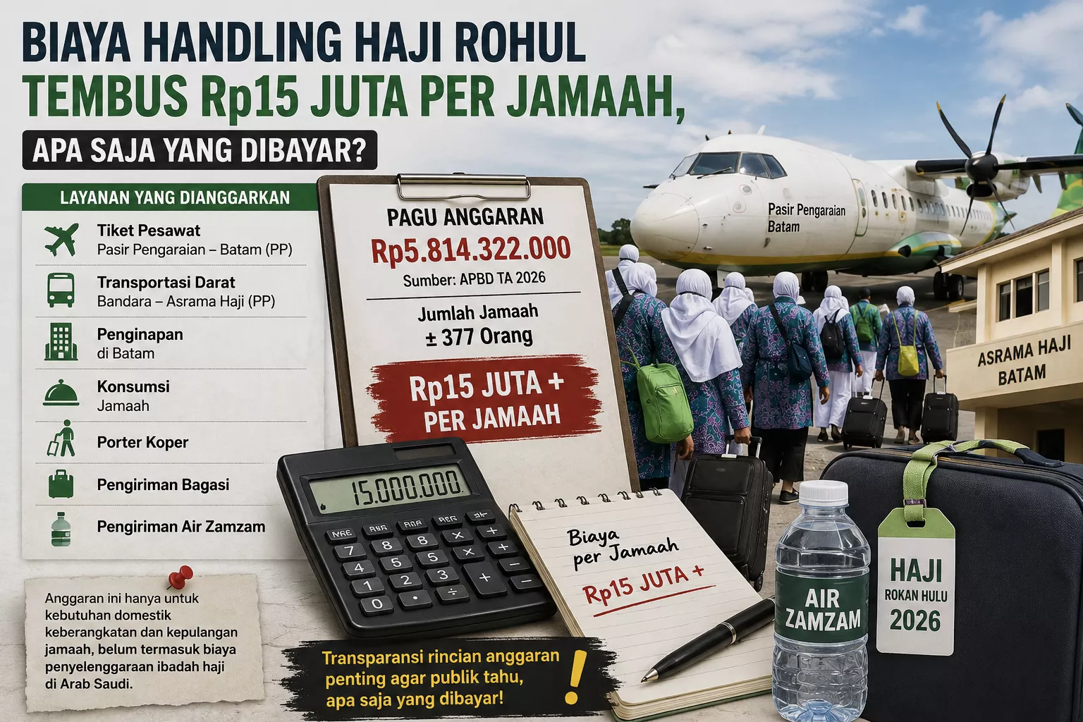Biaya Handling Haji Rohul Tembus Rp15 Juta per Jamaah, Apa Saja yang Dibayar?