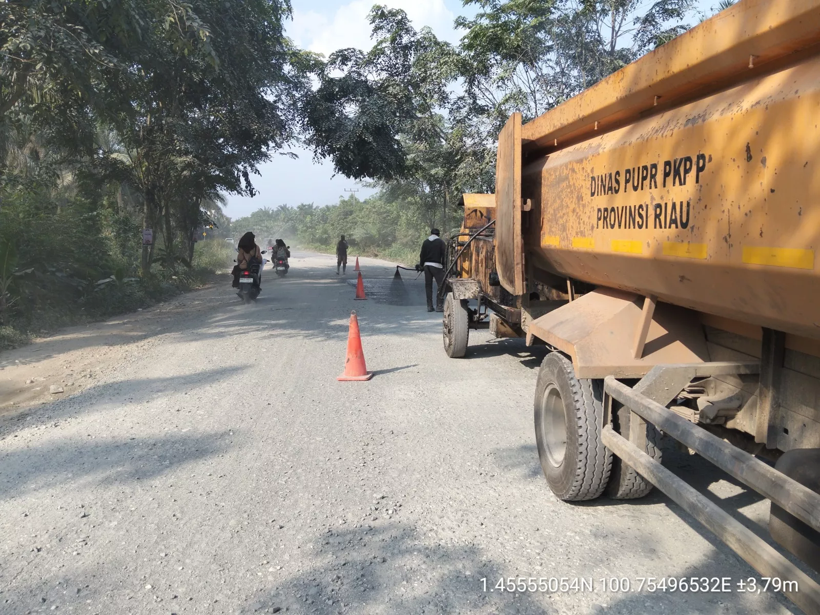 UPTJJ Wilayah II PUPR Riau Fungsionalkan Empat Jalan di Rohil