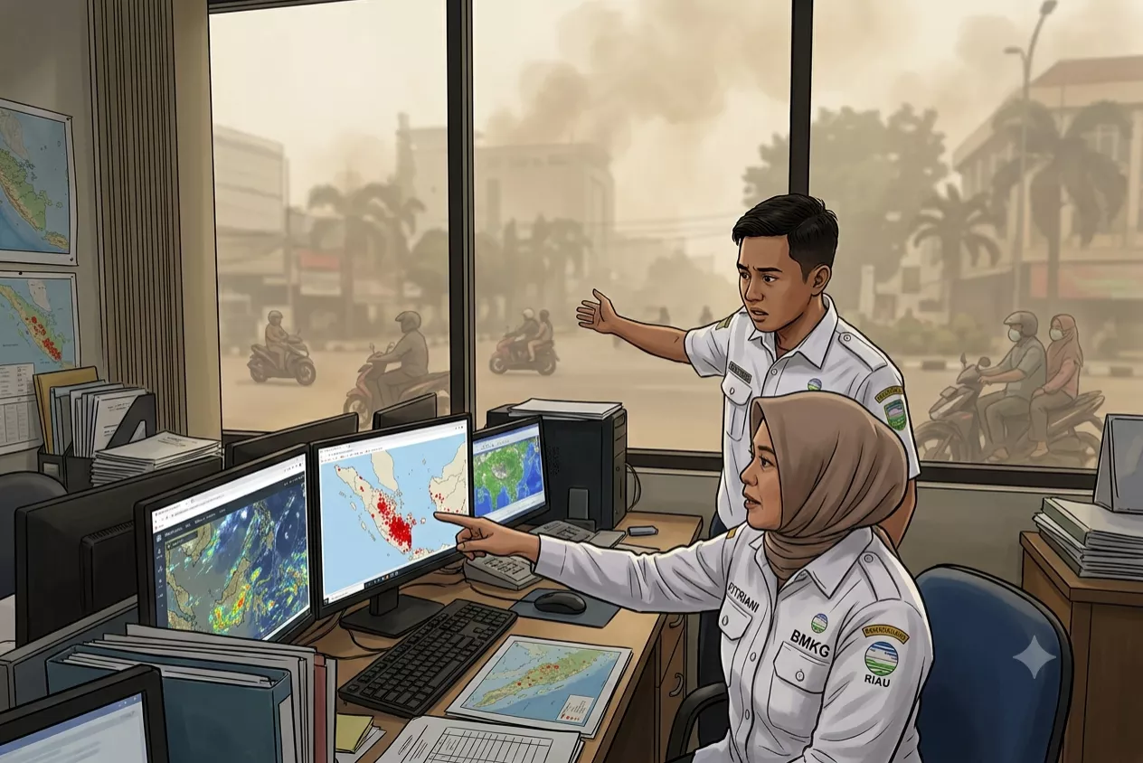 BMKG Catat Hotspot Sumatera Masih 1.685 Titik, Sumsel Sumbang 1.204, Riau 3