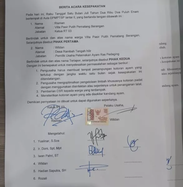 Ketua Yayasan Sulusulu Pelita Negri Apresiasi Respons Cepat DLH Rokan Hulu atas Laporan Masyarakat