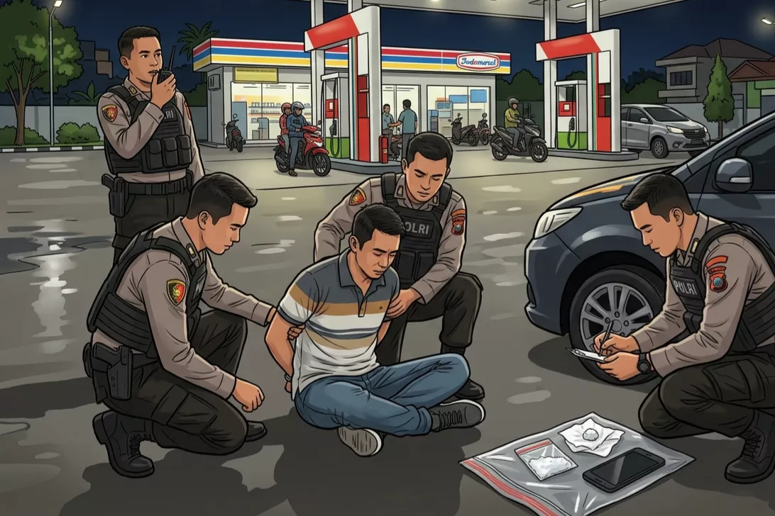 Polres Bengkalis Tangkap Pengedar Sabu di Mandau