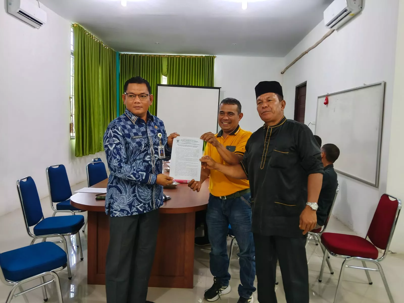 Aliansi Aktivis Lingkungan dan Masyarakat Desa Teluk Aur Tolak Lahan Warga Dijadikan Area Land Application PT KSM, DLH Rohul Catat Sejumlah Tuntutan