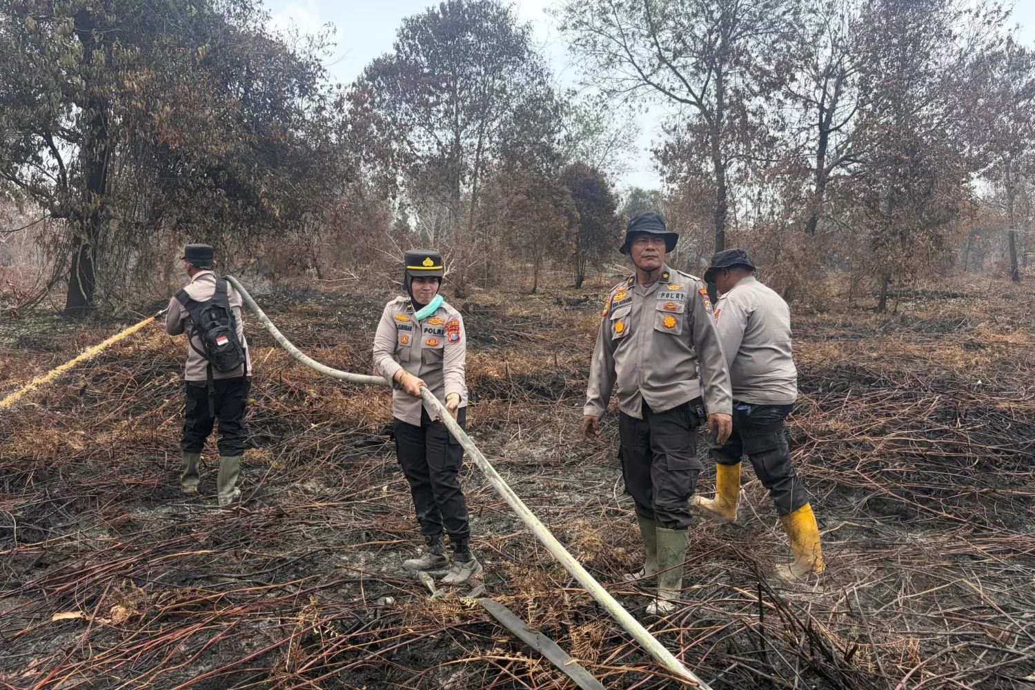 Karhutla di Dayun Siak Berhasil Dipadamkan