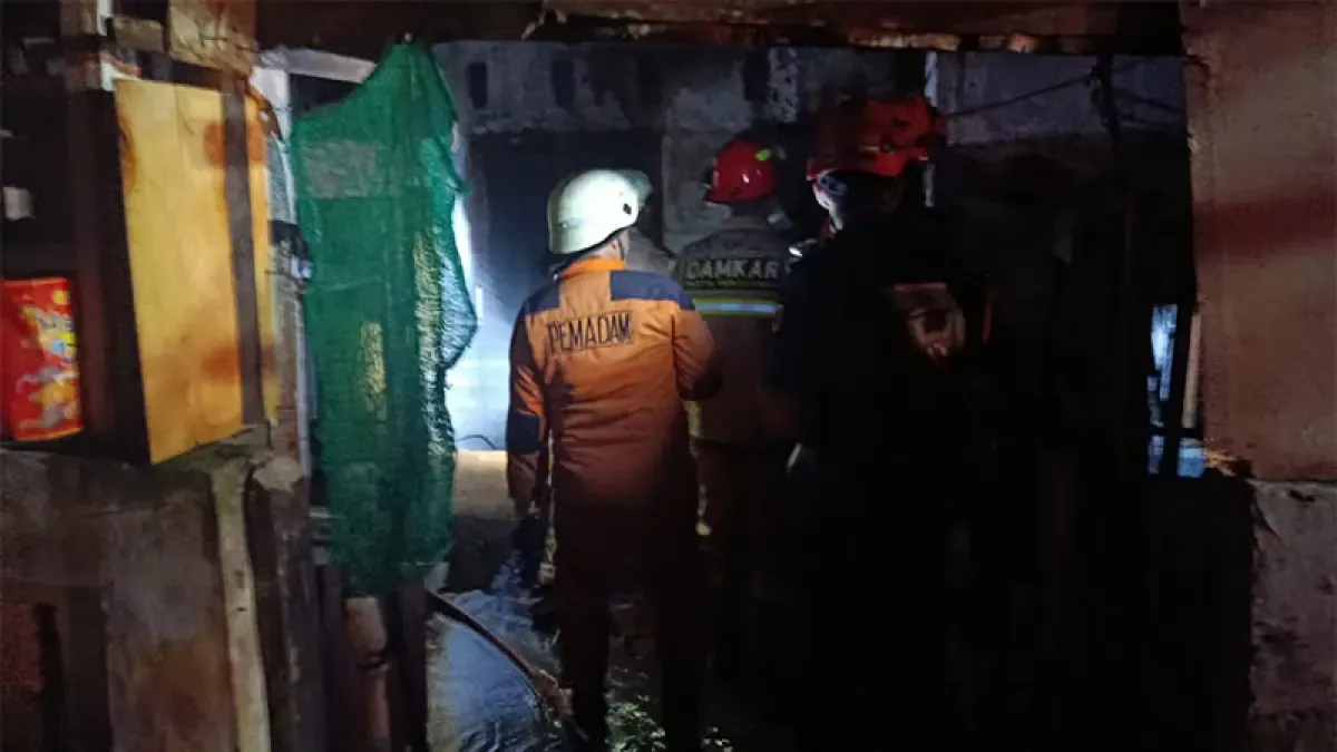 Rumah Permanen di Sungai Sibam Ludes Terbakar, Pemilik Alami Luka Bakar Ringan