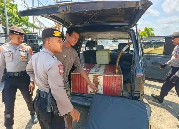 Mobil Bertangki Rakitan Diciduk Antre BBM di SPBU Silfianda Energy Muna, Polisi Hanya Beri Pembinaan