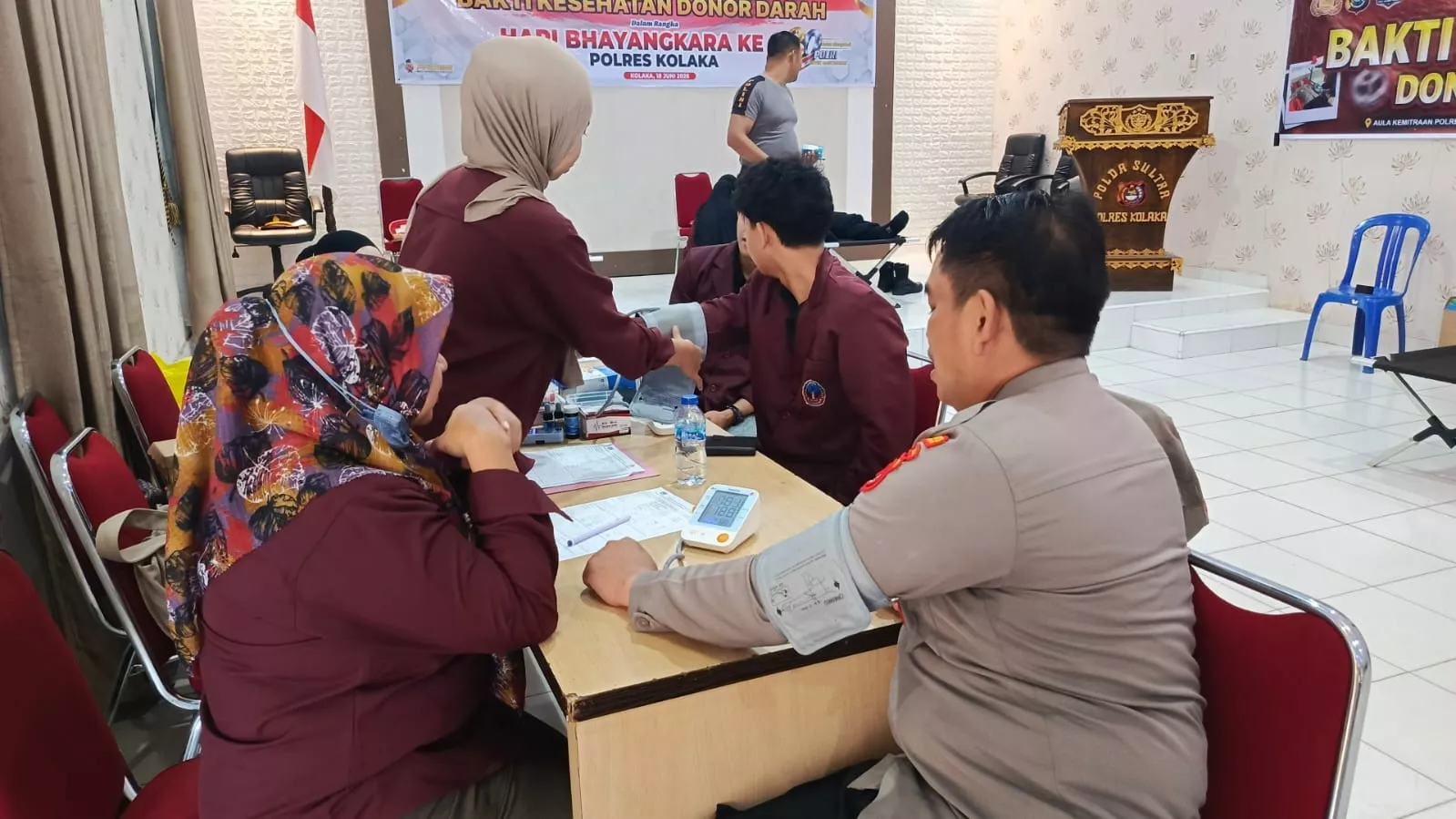 Peringati Hari Bhayangkara ke-80, Polres Kolaka Gelar Donor Darah