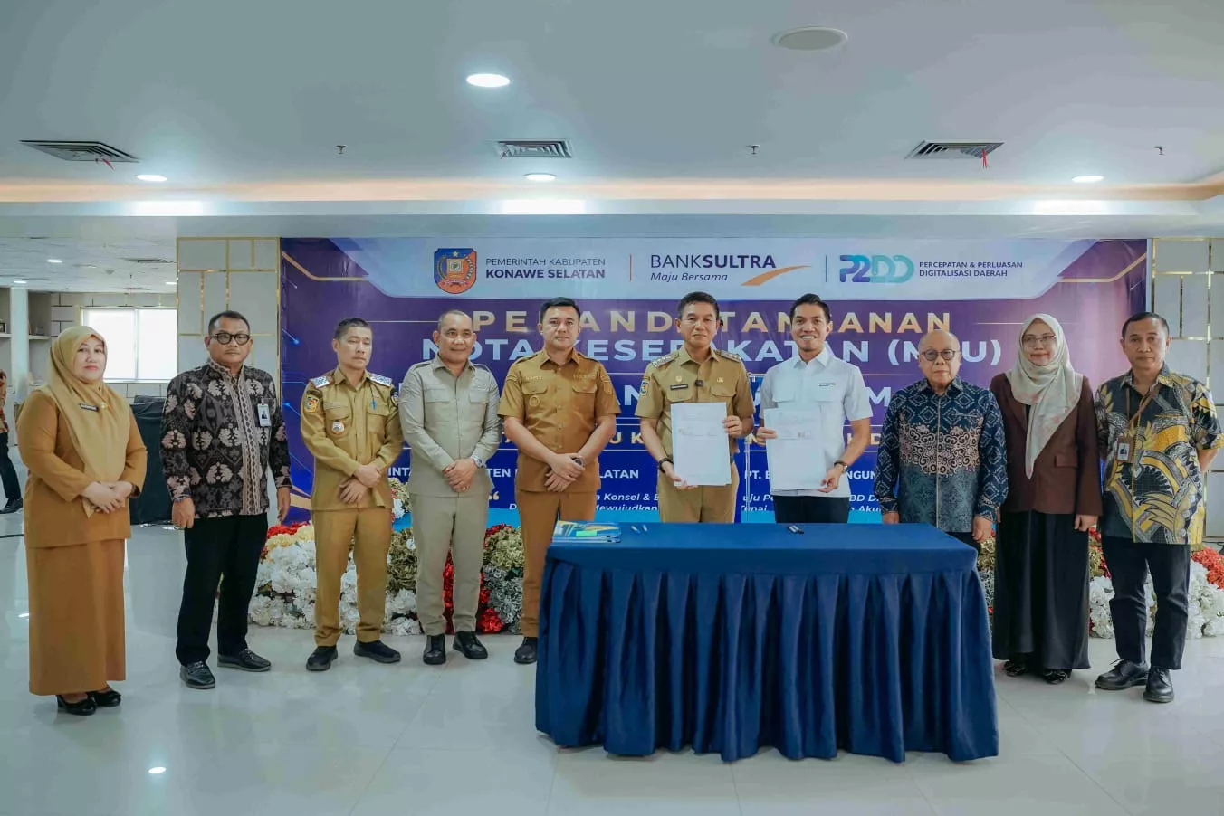 Pemkab Konsel dan Bank Sultra Teken Kerja Sama Penerbitan Kartu Kredit Pemerintah Daerah