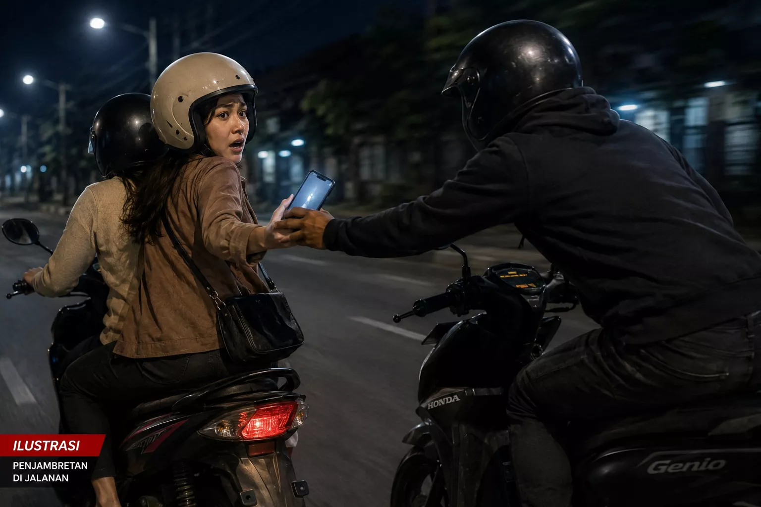 Handphone Dirampas Saat Berkendara, Wanita di Kolaka Jadi Korban Jambret